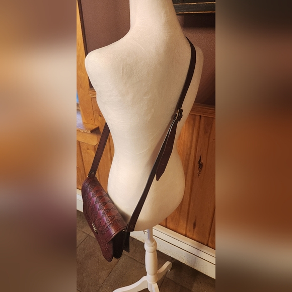 M.R. Canoa Industria Vintage Luiggi Aregentina Crossbody Bag Rare - Picture 4 of 11